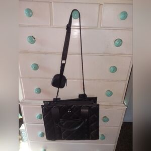 BETSEY JOHNSON Large Skull Embossed XOLOL Tote Black BM22510